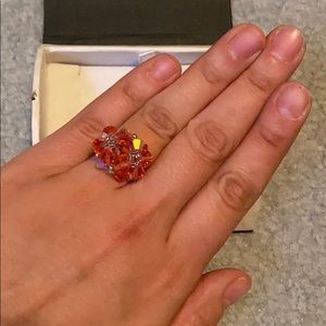 Swarovski Jewelry - Lot of Handmade Swarovski Crystal Rings